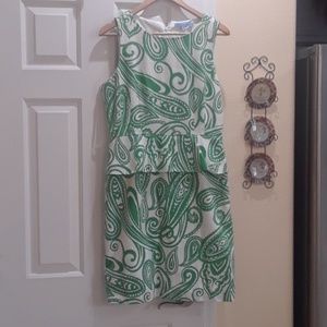 ❌SOLD❌Antonio Melani green and white dress